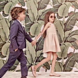 Marie-Chantal Pink Summer Tweed Dress